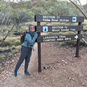 Larapinta Sign