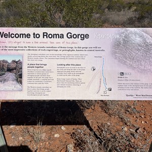 Roma Gorge Carpark