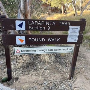 Larapinta Sign