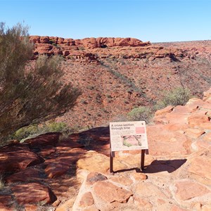 A Cross-Section Through Time Sign & Emergency Comms