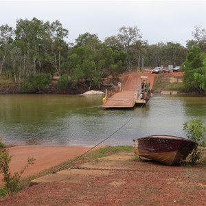 Ferry on the move