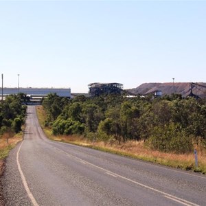 Approaching the mine from the south.