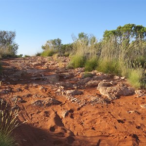 Rocky patch 500 metres from Well