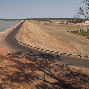 View from right abutment