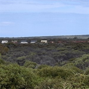 East West train line in the distance.