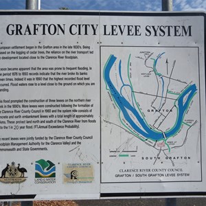 Levee sign