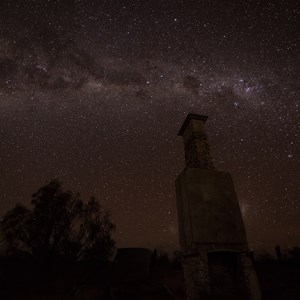 Annandale Station under a Milky Way