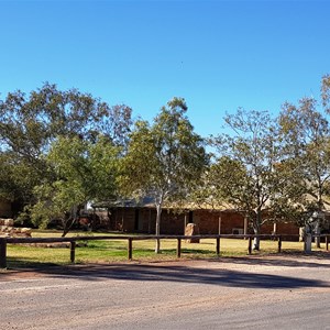 Wider view of the hotel and grounds