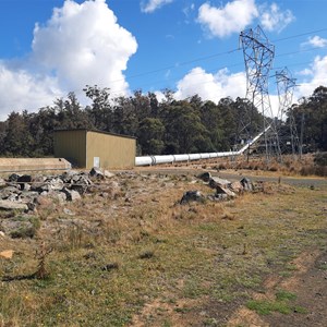 Pipeline from pumphouse