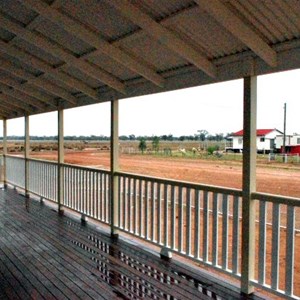 WIDE VERANDAHS TO ROLL YOUR SWAG OUT ON