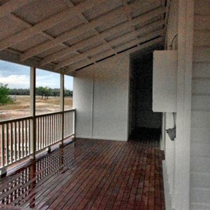 WIDE VERANDAHS TO ROLL YOUR SWAG OUT ON