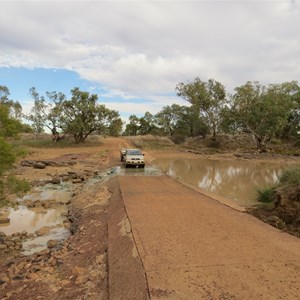 Old ford over the Bulloo River