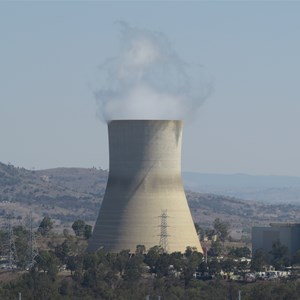 Hyperbolic cooling tower