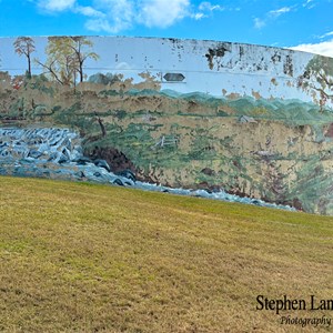 Monto Water Tank Painted Art