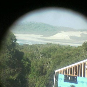 from one of the holiday homes at orchid (book through the shop, called The Trading Post), looking east to waddy point