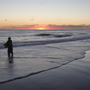 beach fishing