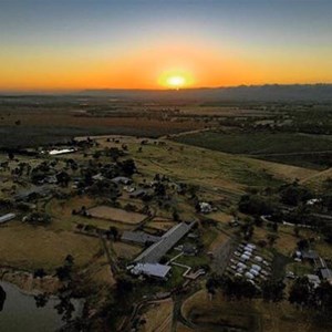 The Woolshed from the sky