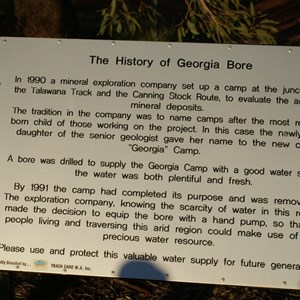Georgia Bore History