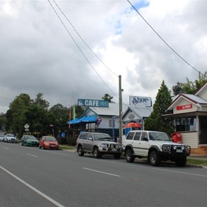 Canungra main street looking east