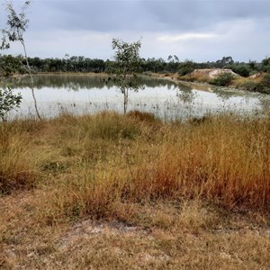 Gravel Pit by Dam
