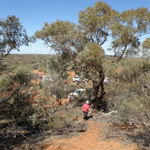 View down Voakes Hill