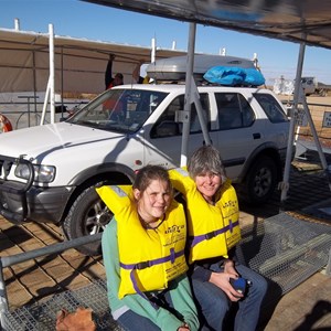 Taking a ride on the ferry 