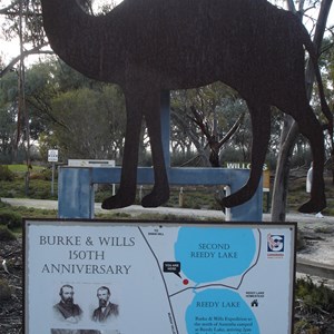 Burke & Wills Plaque (Reedy Lake)