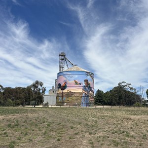 Bite Painted Silo