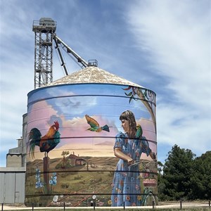 Bite Painted Silo