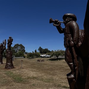 Legerwood World War 1 Memorial Carved Trees