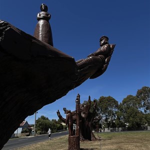 Legerwood World War 1 Memorial Carved Trees