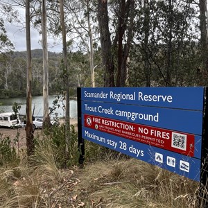 Scamander Regional Reserve Trout Creek Campground