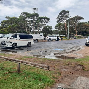Rainy day at carpark