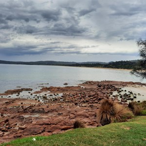 Rocks at southern end