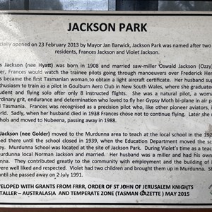 Jackson Park Rest Area & Playground