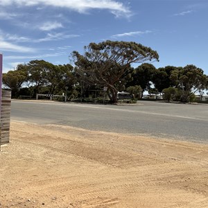 Park near the boat ramp