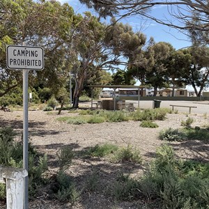 Park near the boat ramp