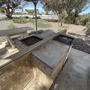 Park near the boat ramp