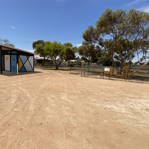 Park near the boat ramp