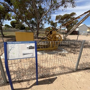 Park near the boat ramp