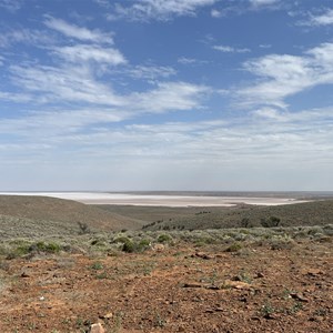 Camp near Lake Hart