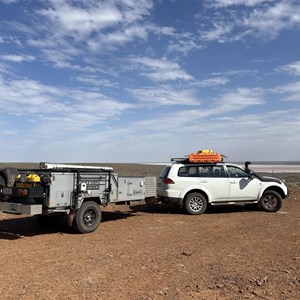Camp near Lake Hart