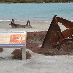 Old Mining Equipment at Inneston Lake