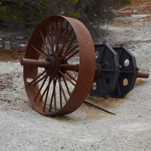 Old Gypsum Mining Days Machinery