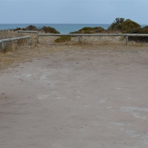 One of the Camping spots right on the beach