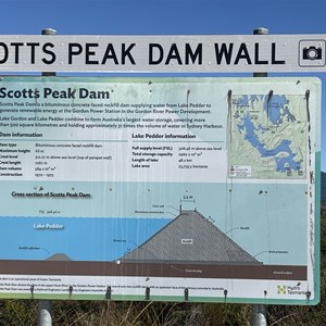 Scotts Peak Dam Wall