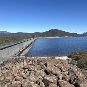 Scotts Peak Dam Wall