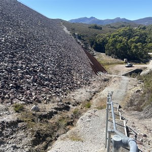 Scotts Peak Dam Wall