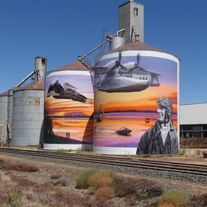 Lake Boga Silo Art