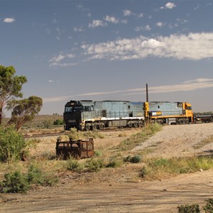 Railway action in Yunta